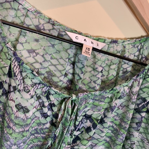 CAbi Darby semi sheer top - Picture 4 of 7